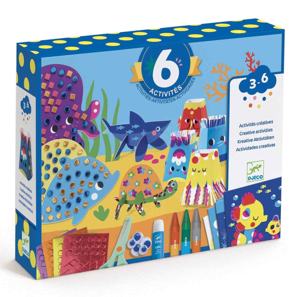 Kreativsets Das Meer mit Bastelmaterialien für Kinder ab 3 Jahren