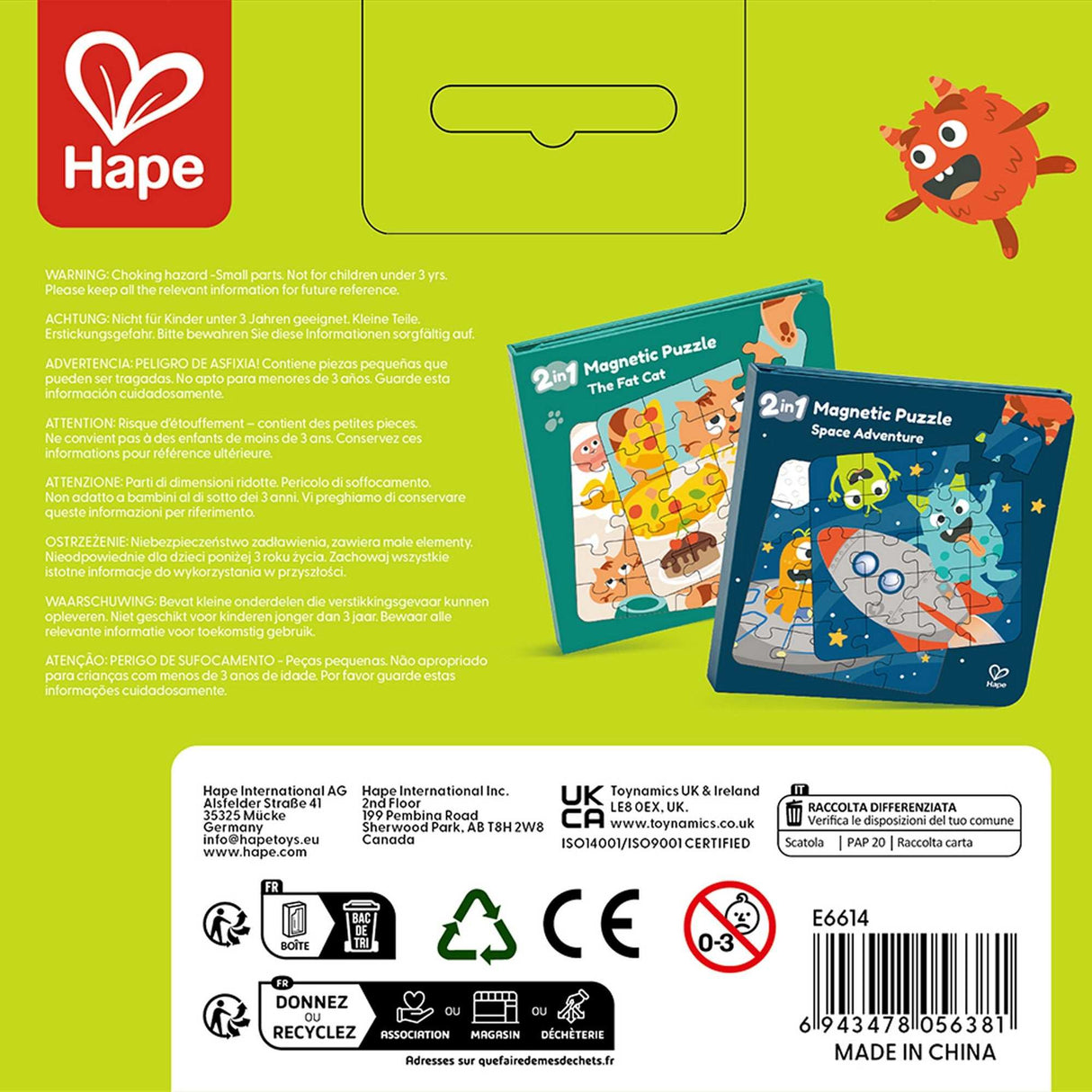Magnetisches Puzzle-Buch (1 Stück)