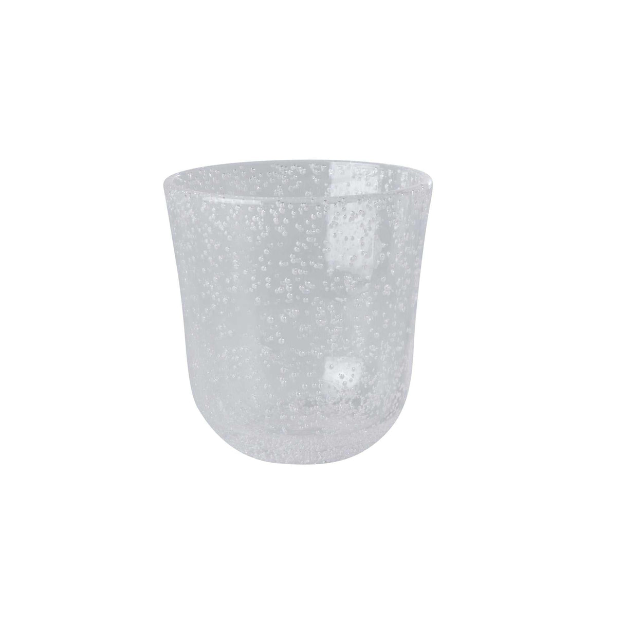 Becher Acryl Bubble Clear 410 ml transparenter langlebiger Trinkbecher aus Acryl mit Blasendesign