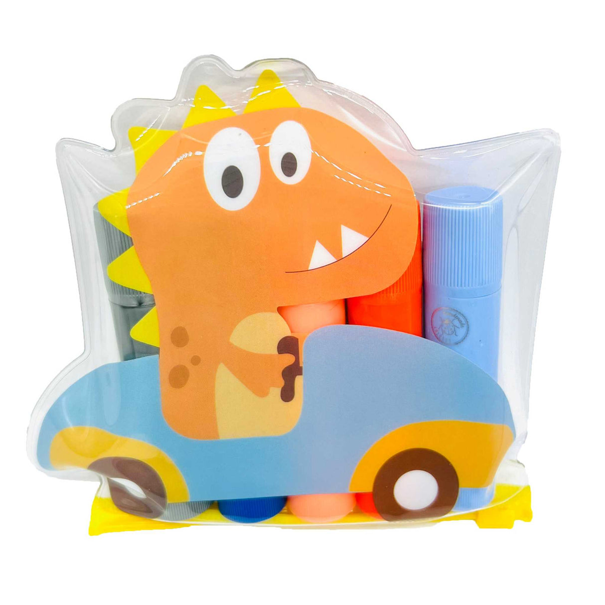 Supersoft Malstifte Kinder Malstifte Tempera Stifte in verschließbarer Dino-Tasche