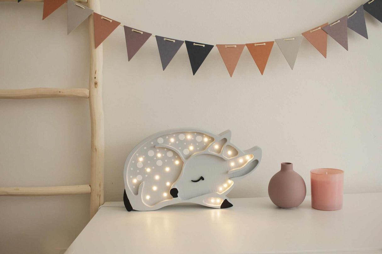 Lampe- Reh grau