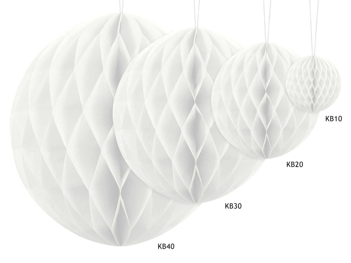 Honeycomb Ball, white