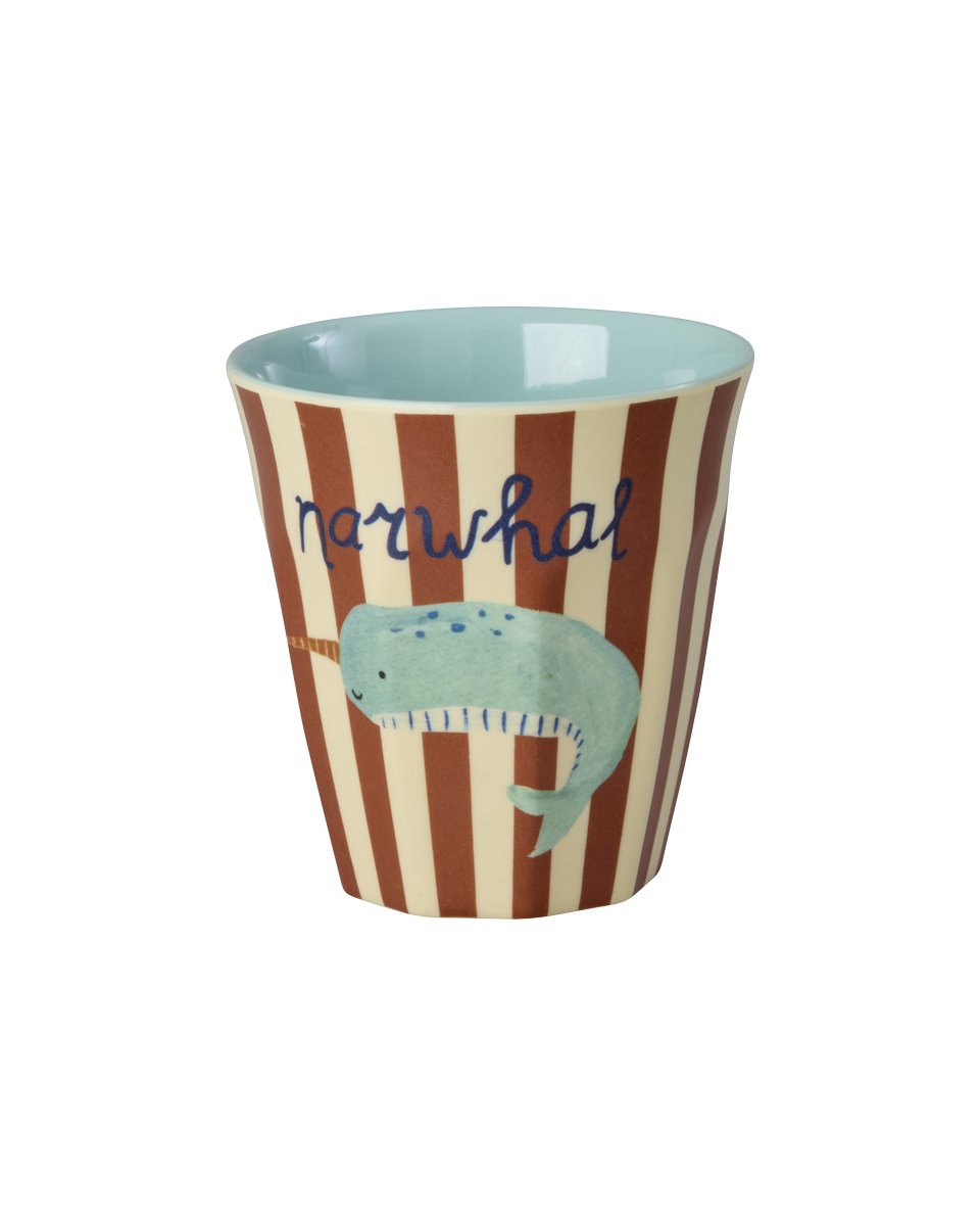 Kinderbecher Set 6er Pack/ ABC Print blau 160 ml