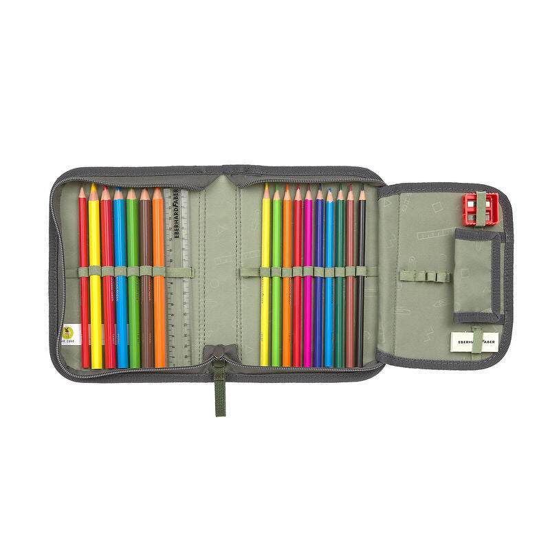 Schulranzen Set 7-teilig Slim, Unique Anthrazit