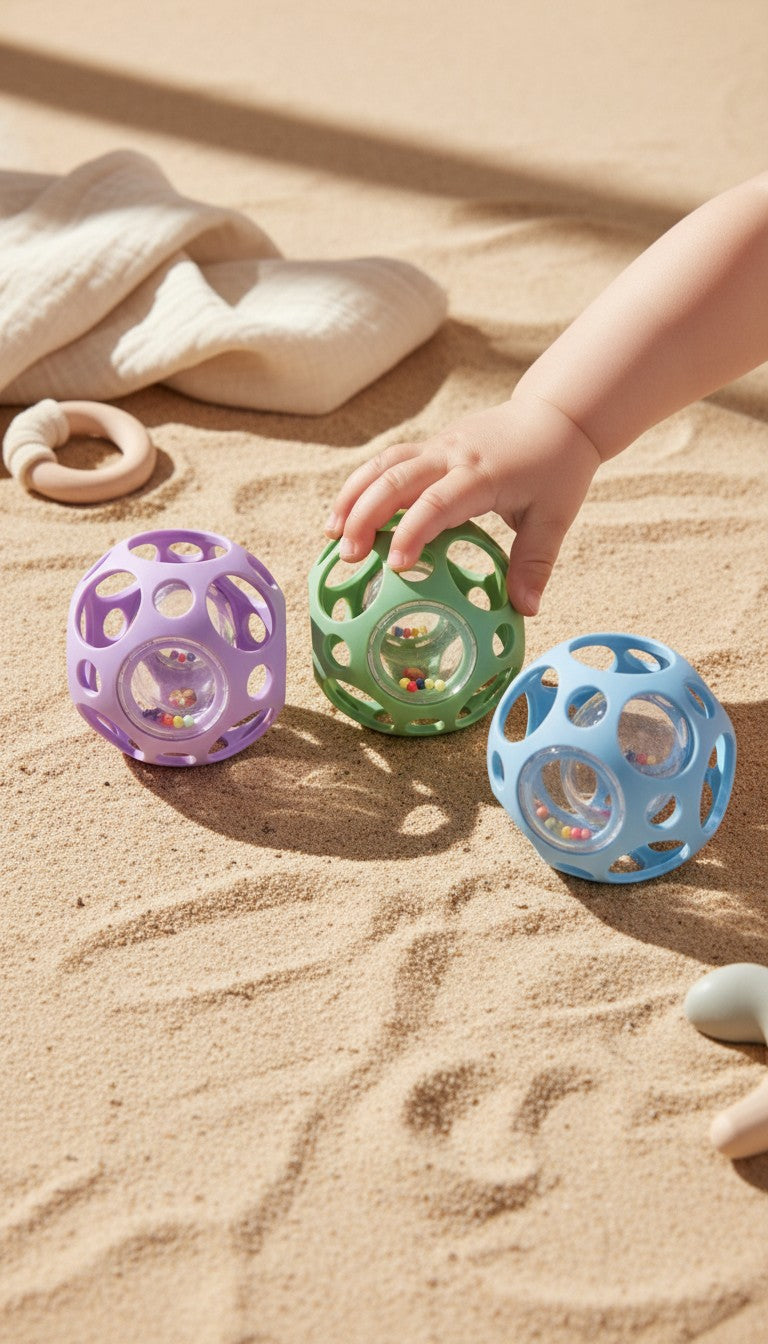 Sensorische Ballrassel / Lila