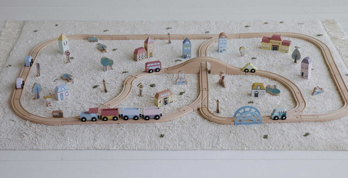 Eisenbahnschienen City