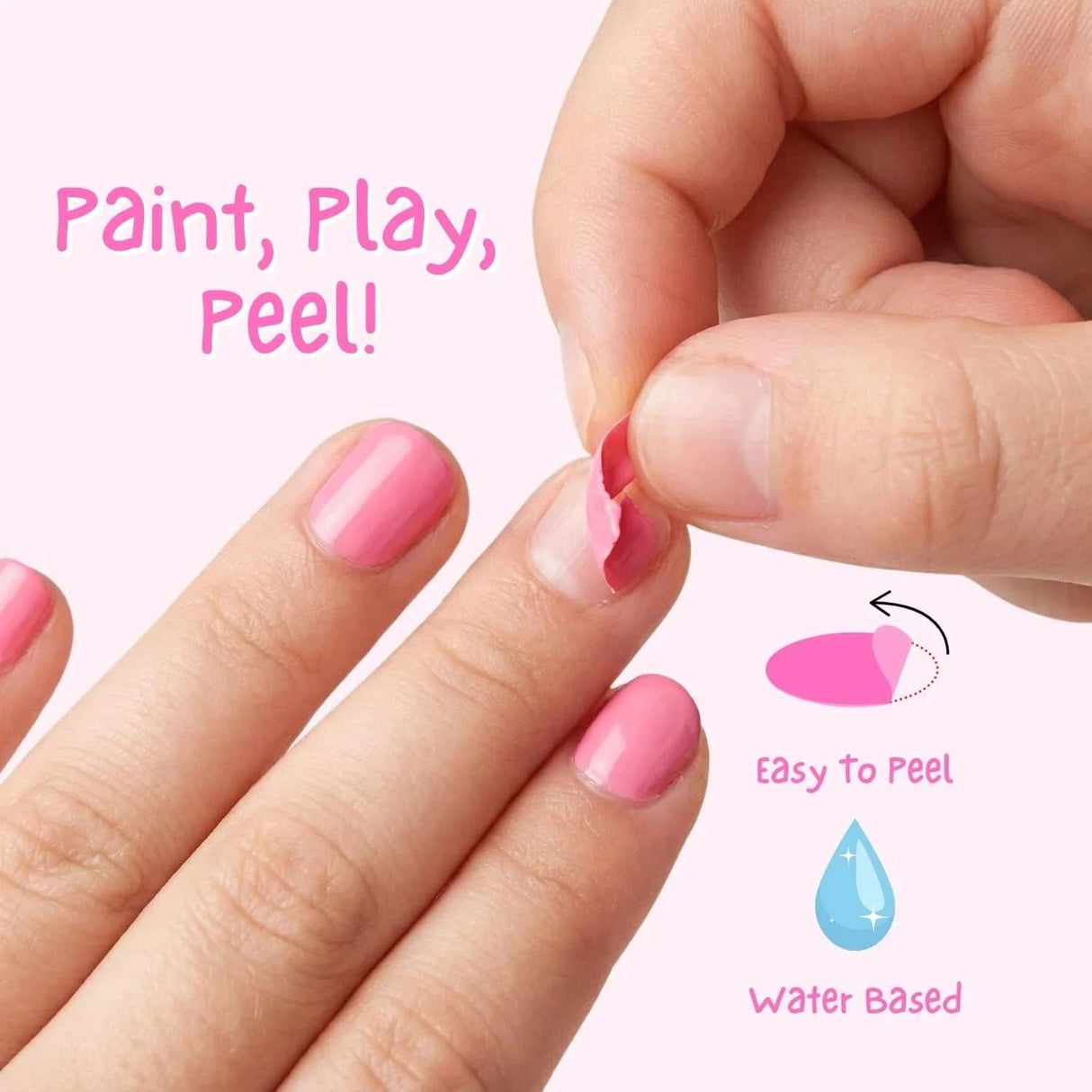 Abzieh Nagellack - Pink A Boo