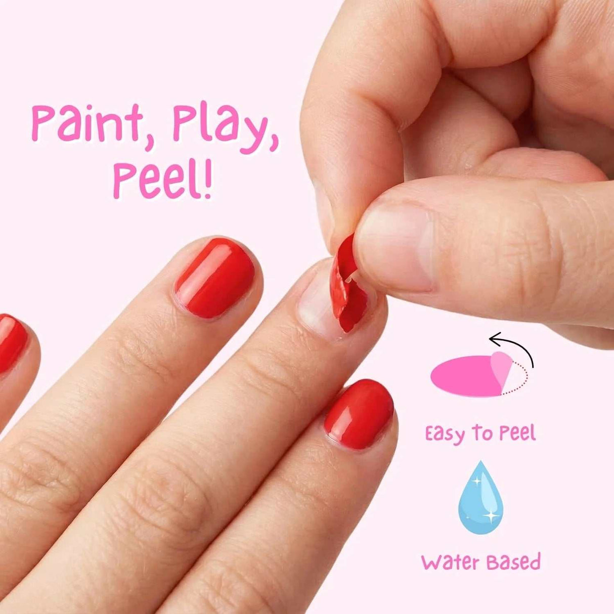 Abzieh Nagellack - Strawberry'n'Cream