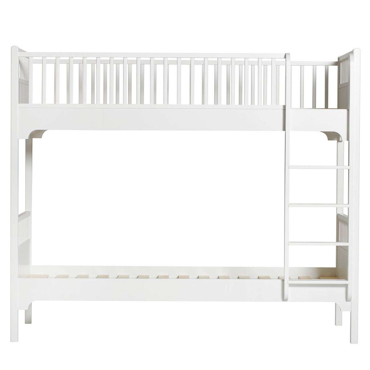 Seaside Etagenbett 90x200 mit gerader Leiter und skandinavischem Design