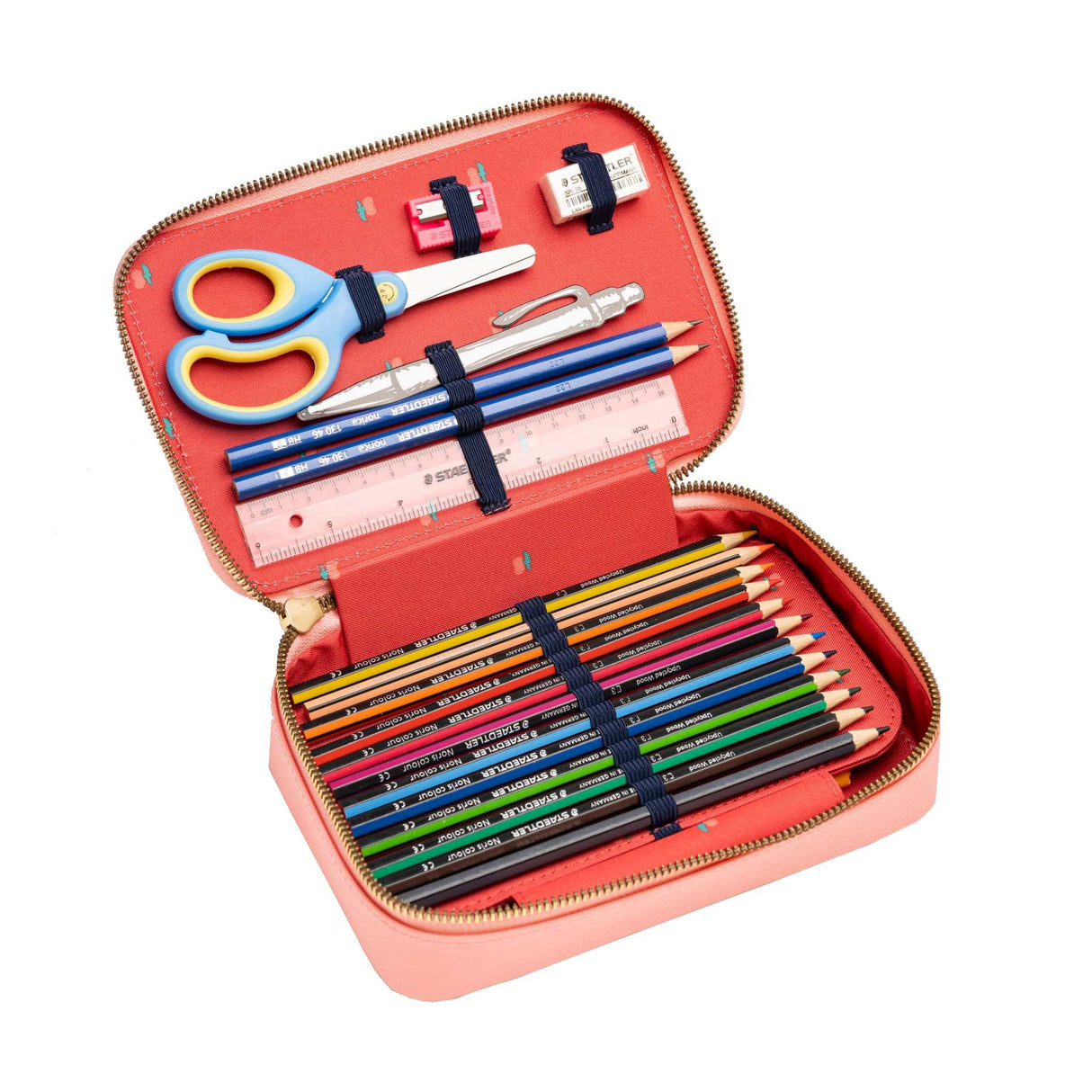 Federmäppchen mit Inhalt - Lady Gadget Pink