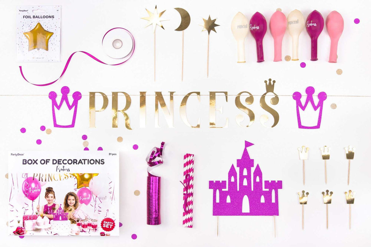 Set mit Partydekorationen - Princess