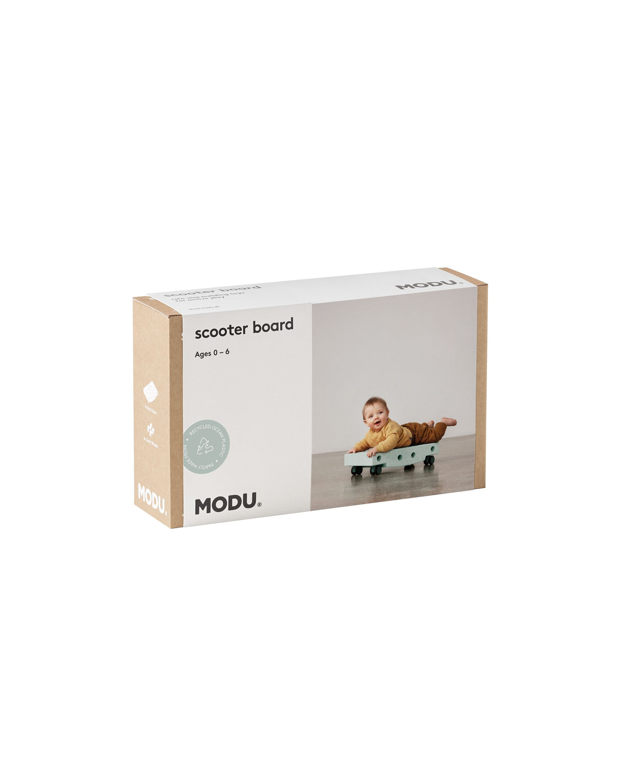 Rollbrett Mint / dunkelgrün