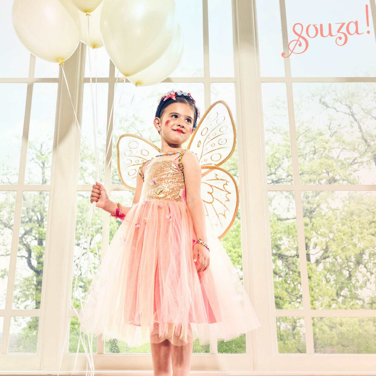 Kleid + Flügel Joanna 8-10 Jahre