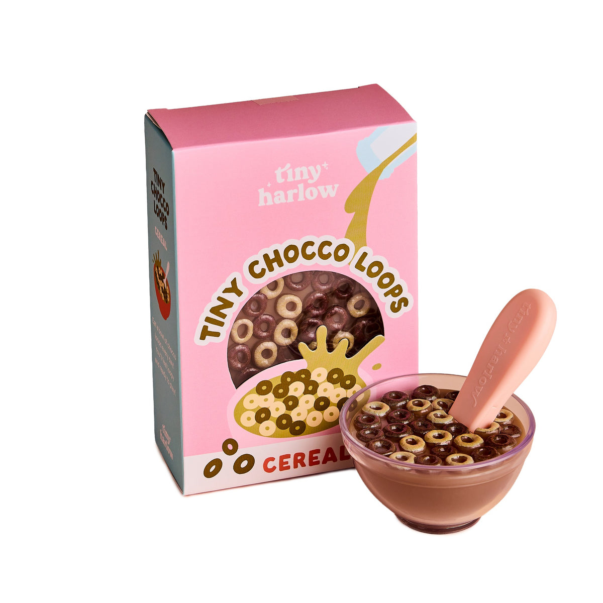 Puppenzubehör - Choco Loops Cereal Bowl