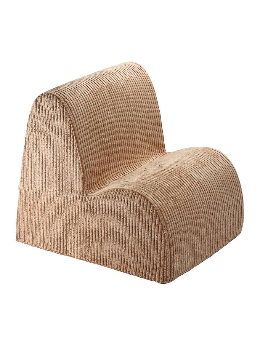 Kindersessel Wolke Cloud Chair Toffee mit nachhaltigem Cordbezug und formstabilem Schaumstoff für Kinderzimmer