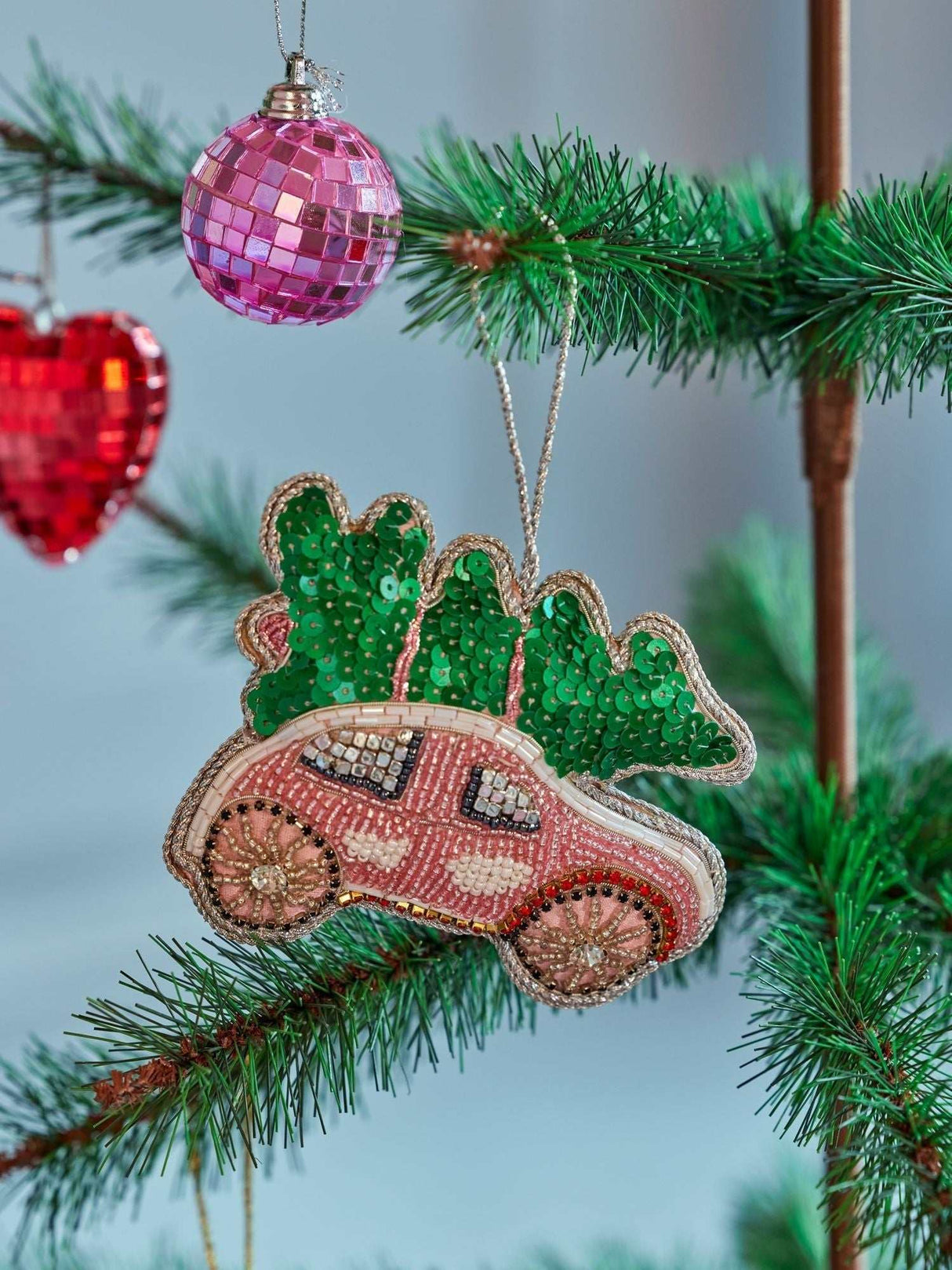 Weihnachtsanhänger - Auto