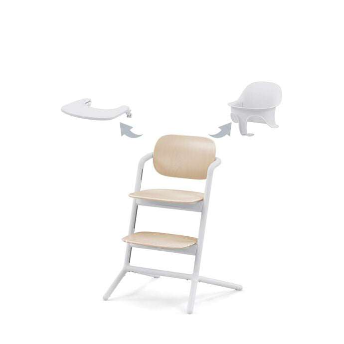 LEMO Hochstuhl 3in1 Set/ Sand White