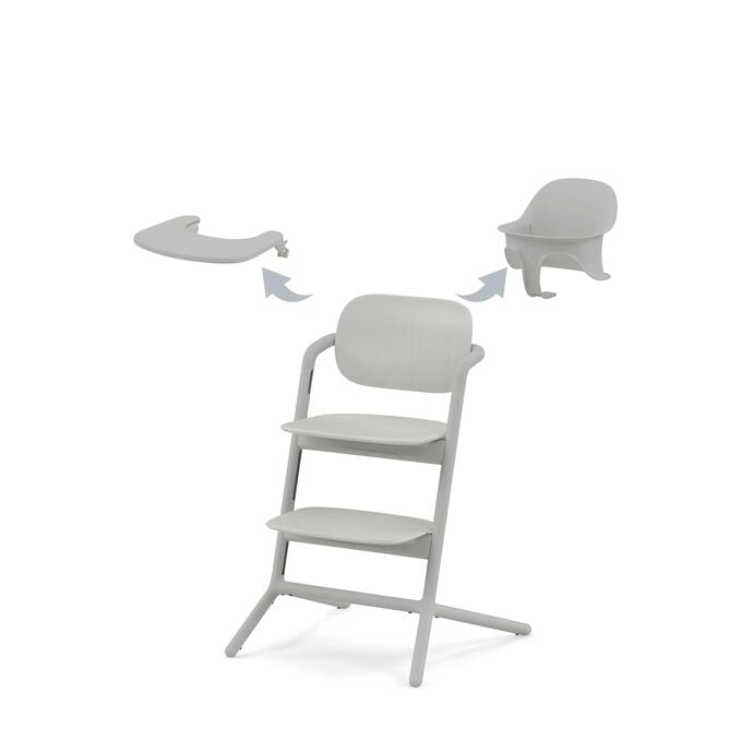 LEMO Hochstuhl 3in1 Set/ Suede Grey