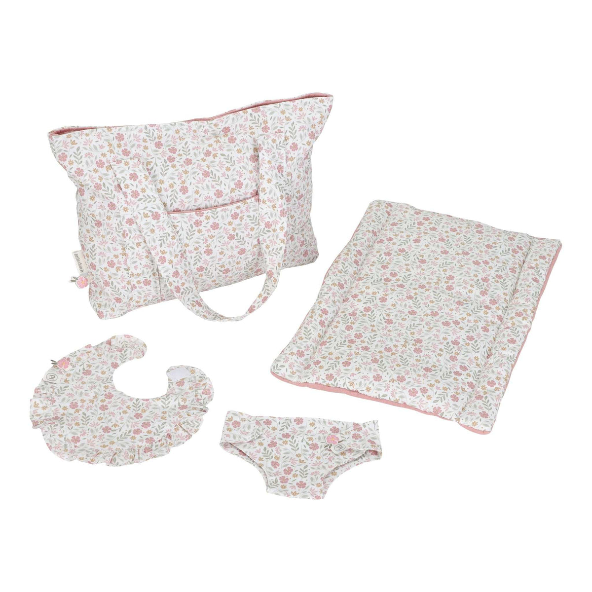 Puppenwickeltasche/ Soft Flowers