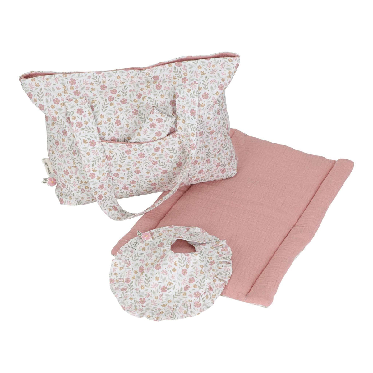 Puppenwickeltasche/ Soft Flowers