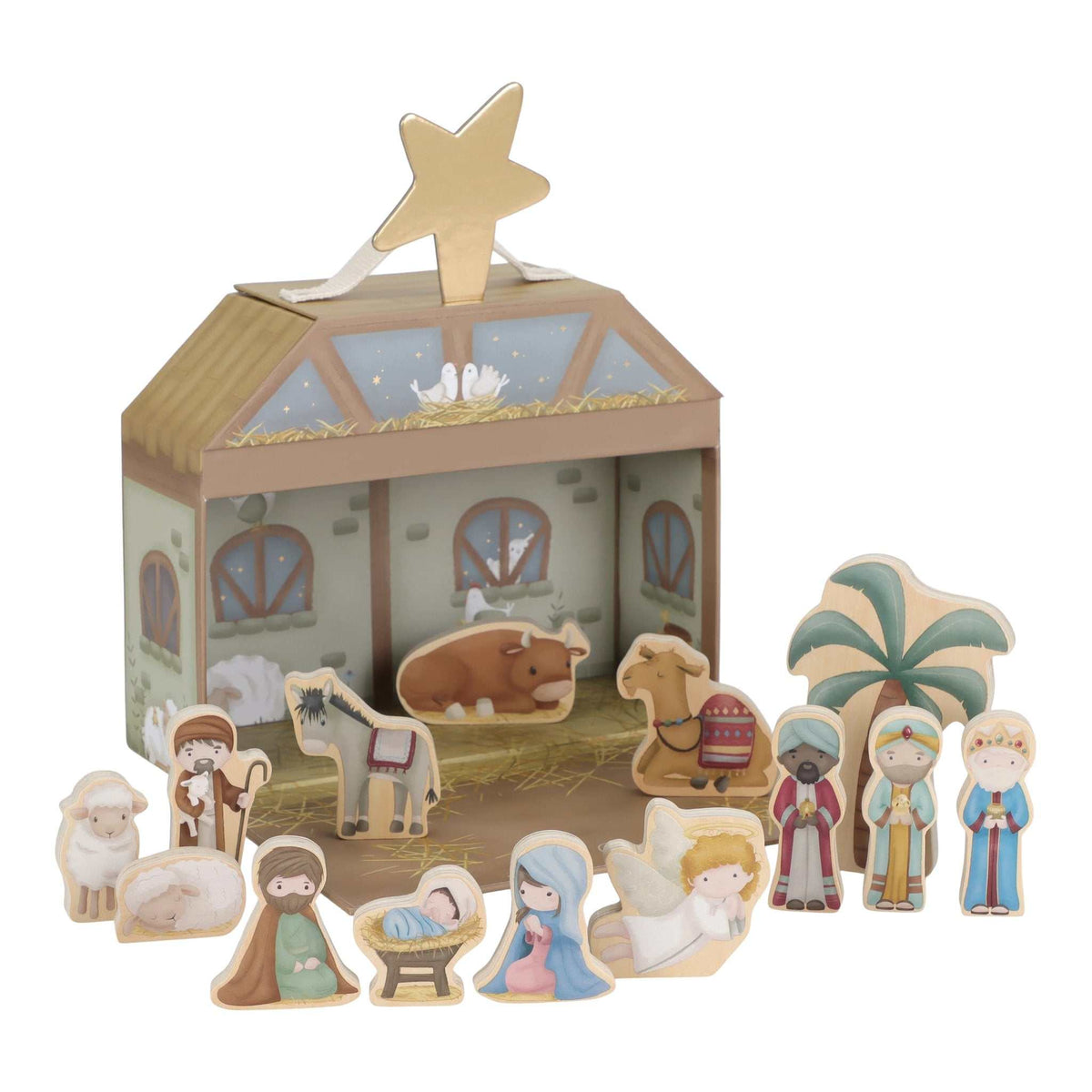 Weihnachtskrippe Spielkoffer