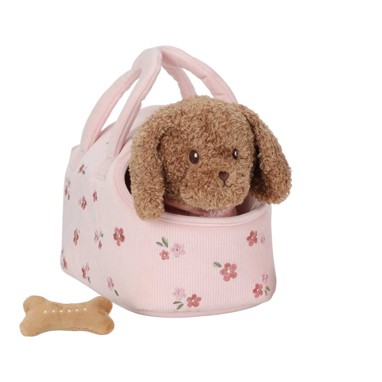 Plüschhund Jackie in Tasche