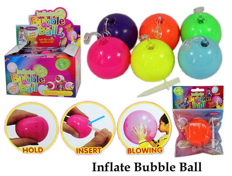 Bunte Fun Ballon Ball Glitzerballons ohne Knotenverschluss in sechs Farben