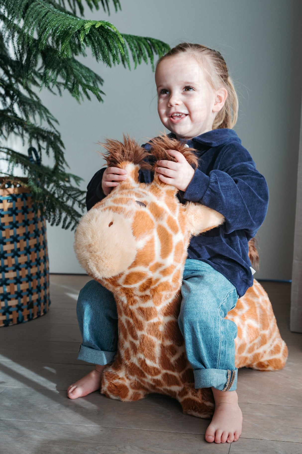 Hüpf-Tier Giraffe