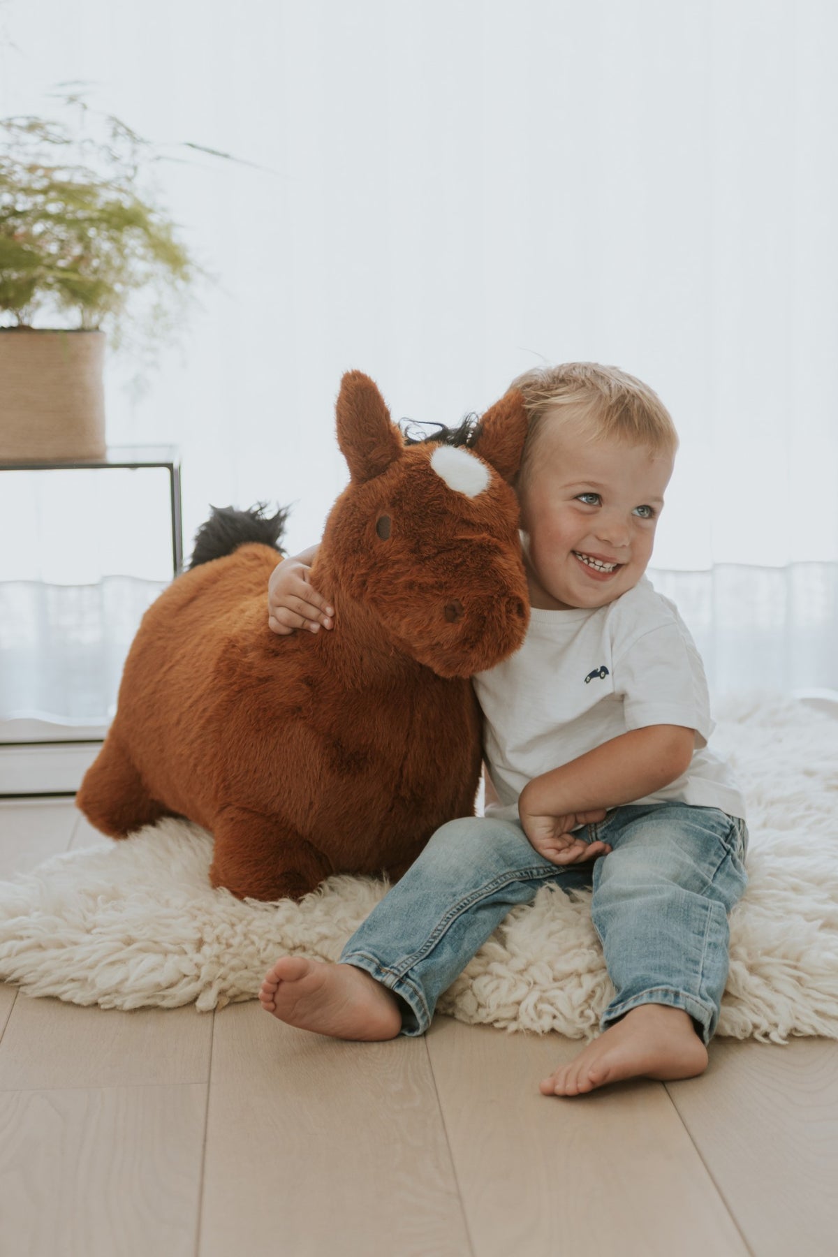 Hüpf-Tier Pferd