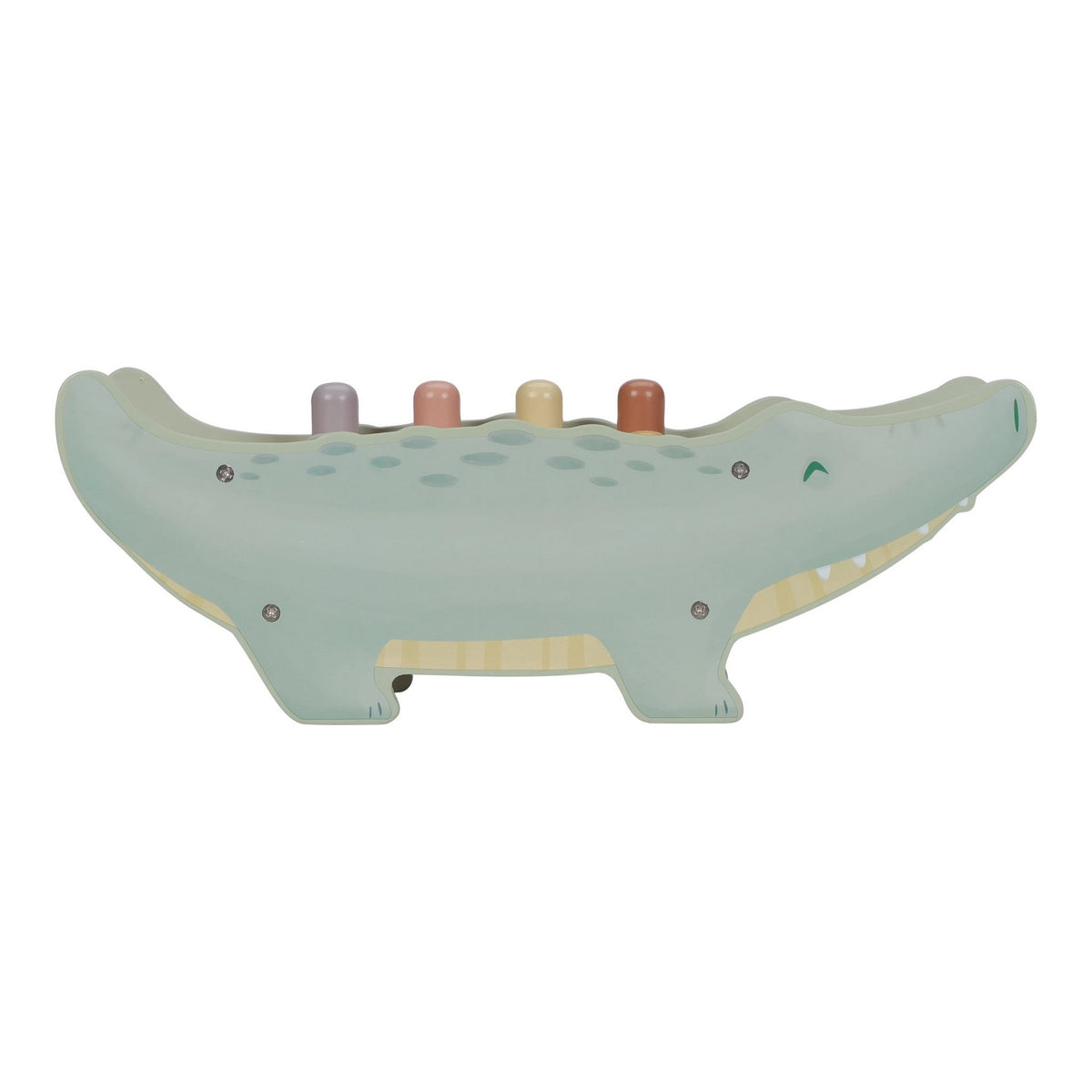 Holz-Hammerbank Krokodil