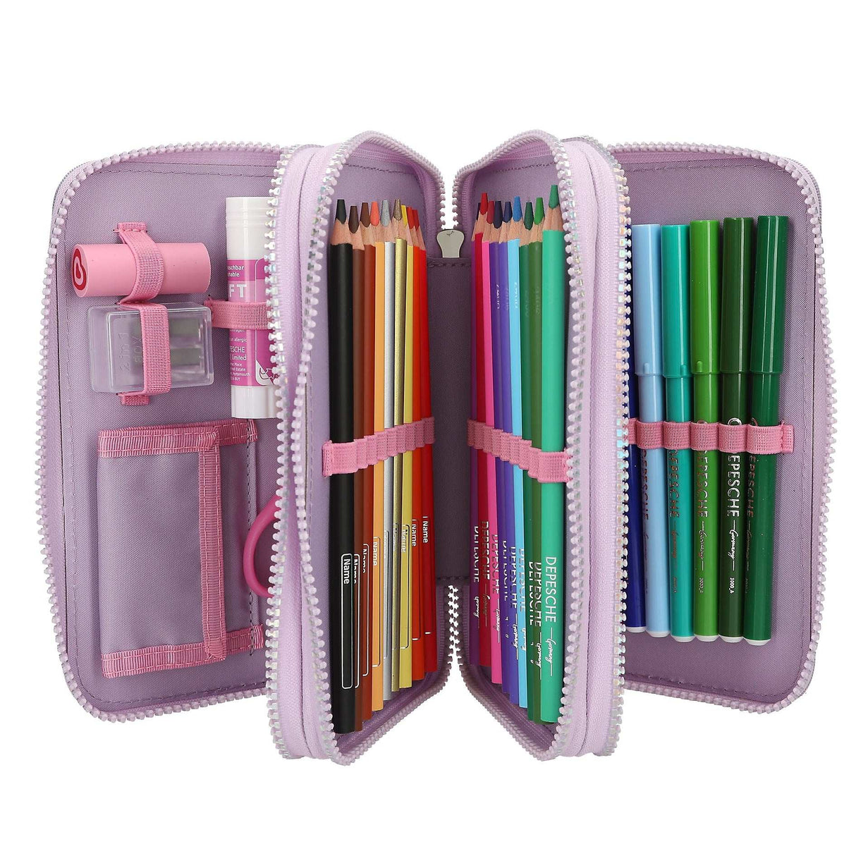 Ylvi 3 Fach Federtasche