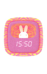 Wecker mit Nachtlicht- Zebra Pink