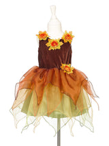 Waldhexe Kostüm Sabrina/ Kleid + Hut 8-10 Jahre