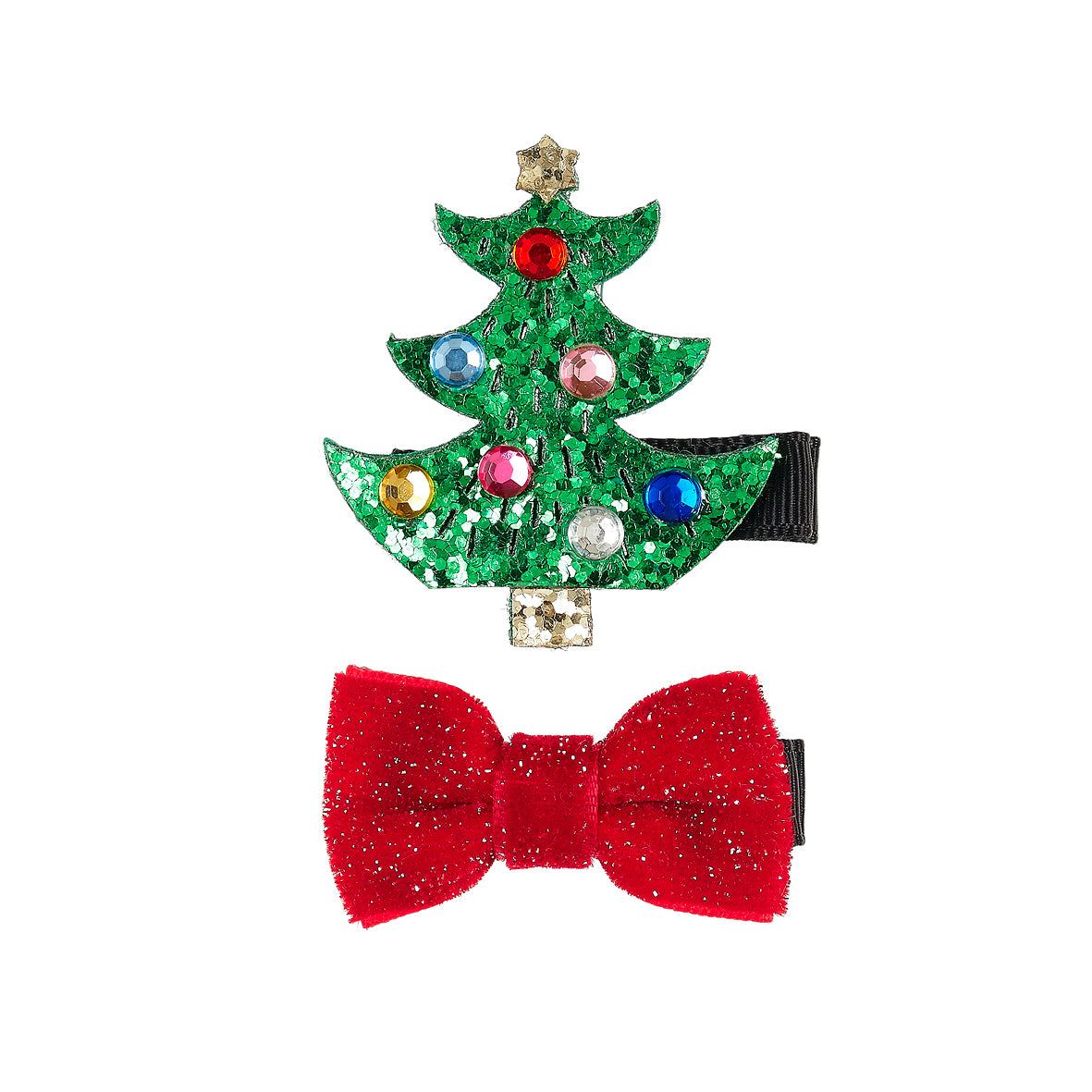 Haarklammer Weihnachtsbaum