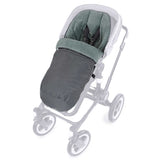 HUGO ripp arctic ergonomischer Winterfußsack für Kinderwagen mit kuscheligem Rippstoff und windabweisender Außenseite