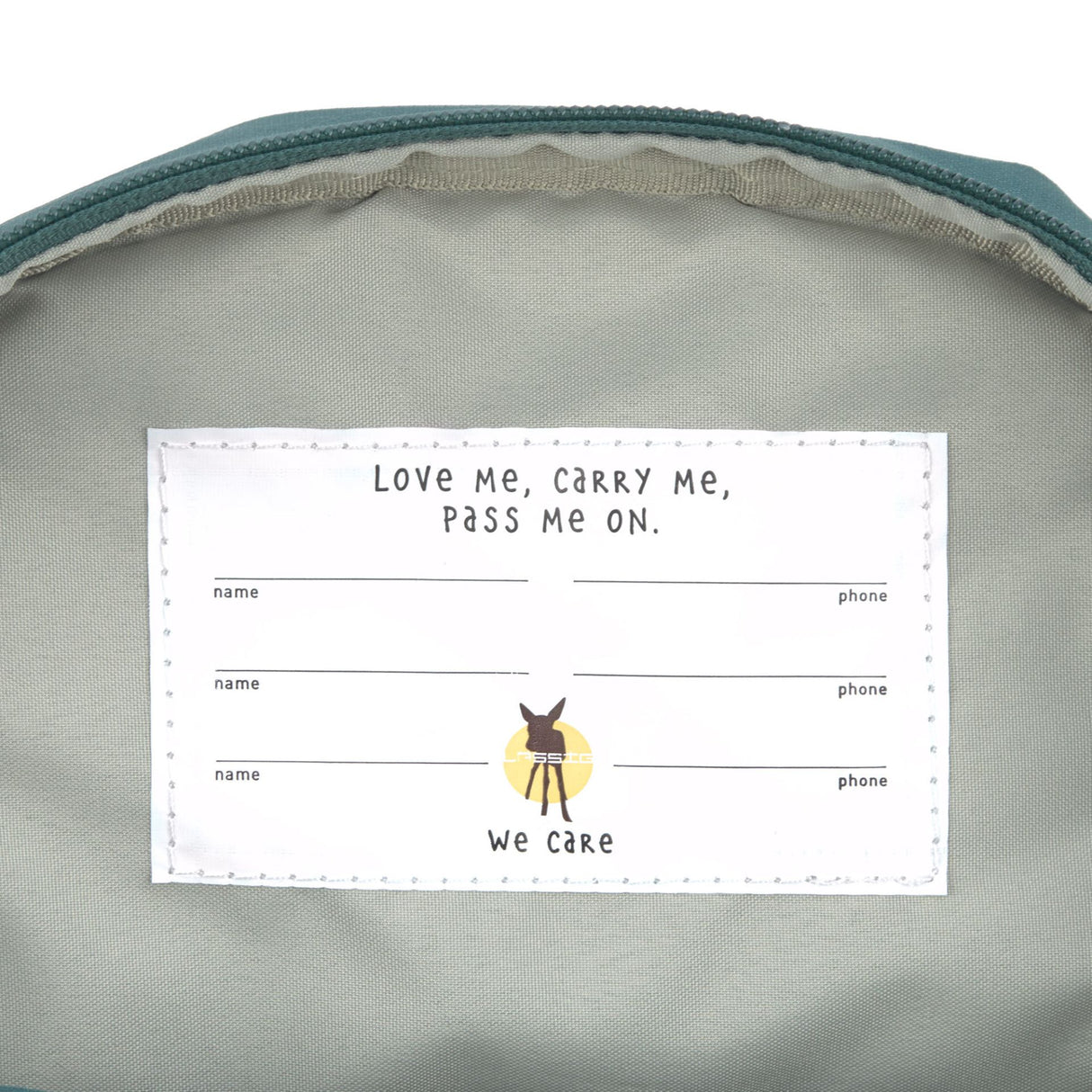 Kindergartenrucksack Little Gang/ dunkelgrün