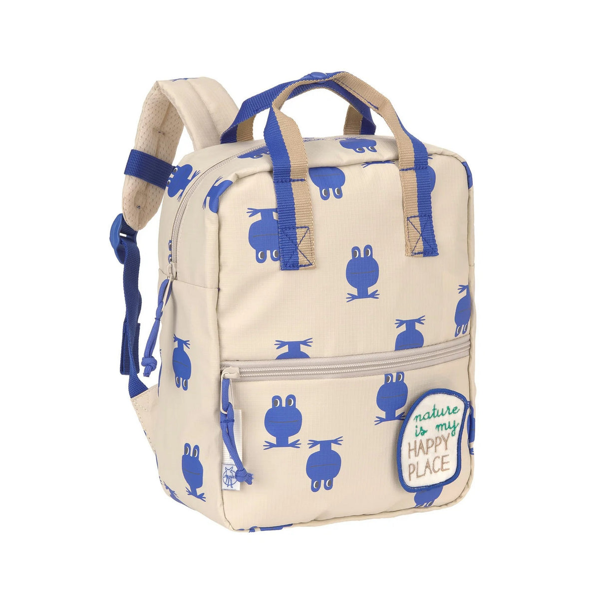 Kindergartenrucksack Square - Happy Trails Frog