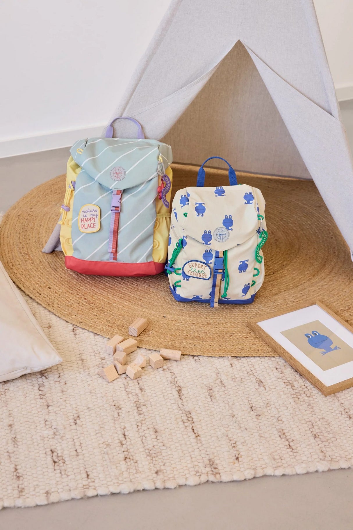 Big Outdoor Backpack Happy Trails Flower