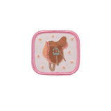 Schulranzen-Patches Set Horse pink