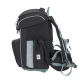 Schulranzen Set 7-teilig, Slim Unique Black
