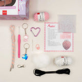 Häkelset - Anhänger Glam Pink