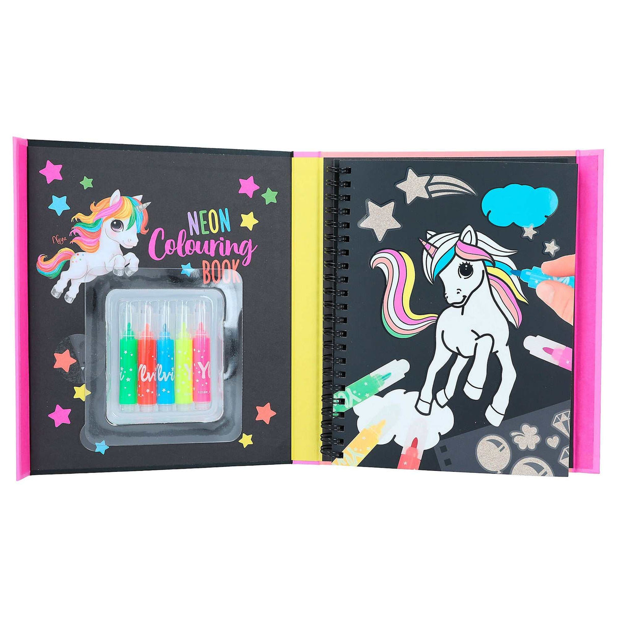 Ylvi Neon Malbuch Set