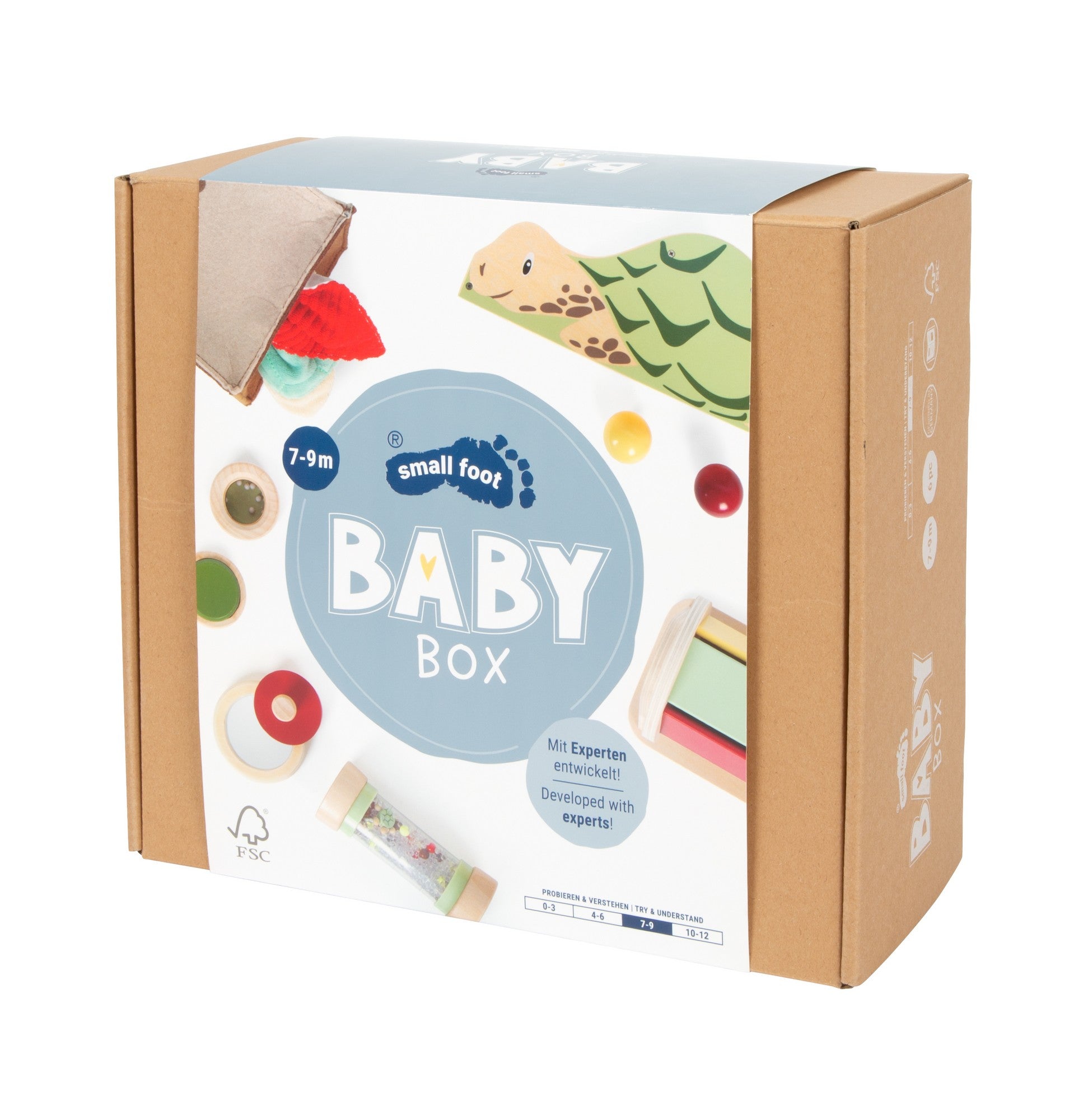 Baby-Box 7-9 Monate „Probieren & Verstehen“
