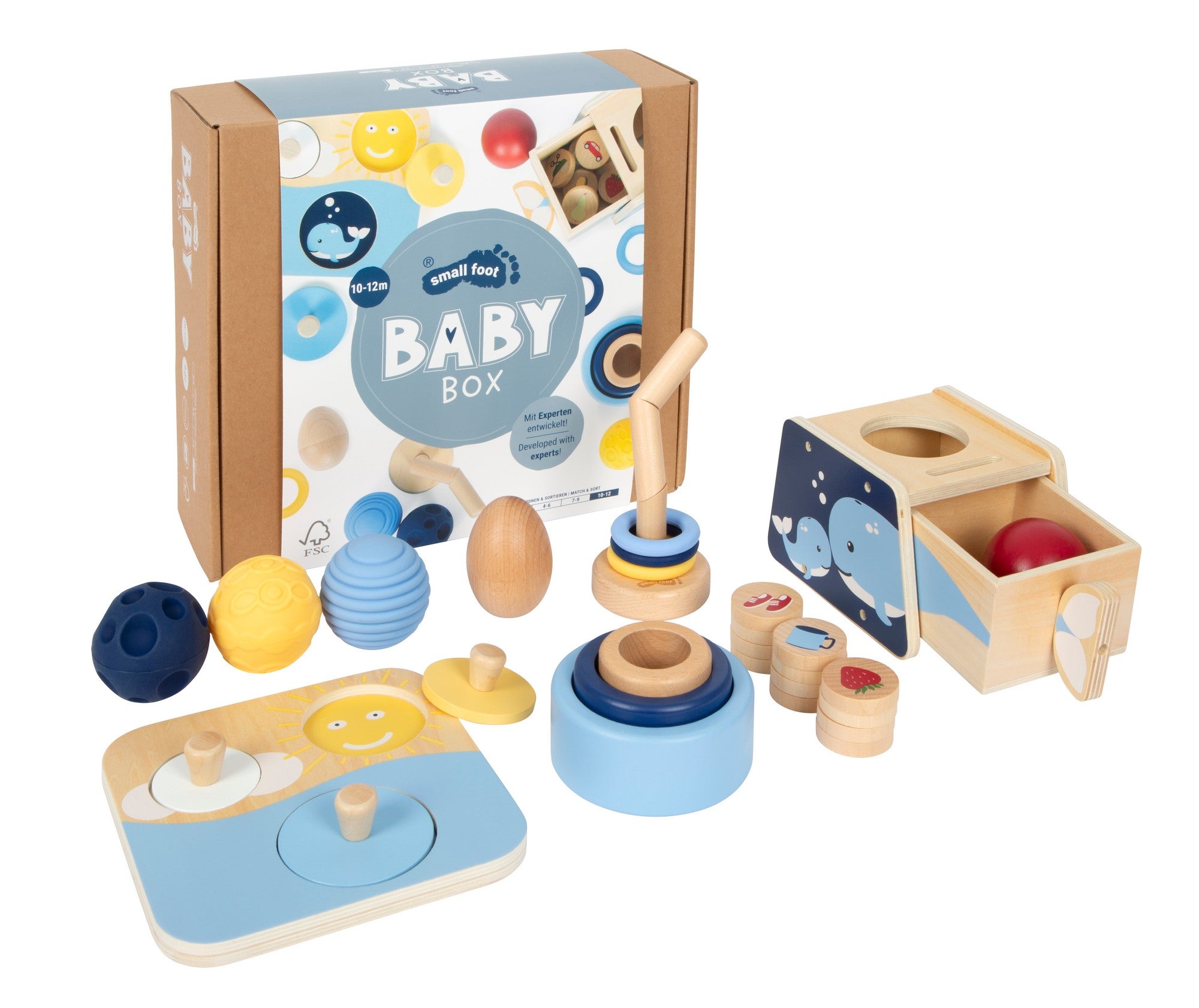 Baby-Box 10-12 Monate „Ordnen & Sortieren“
