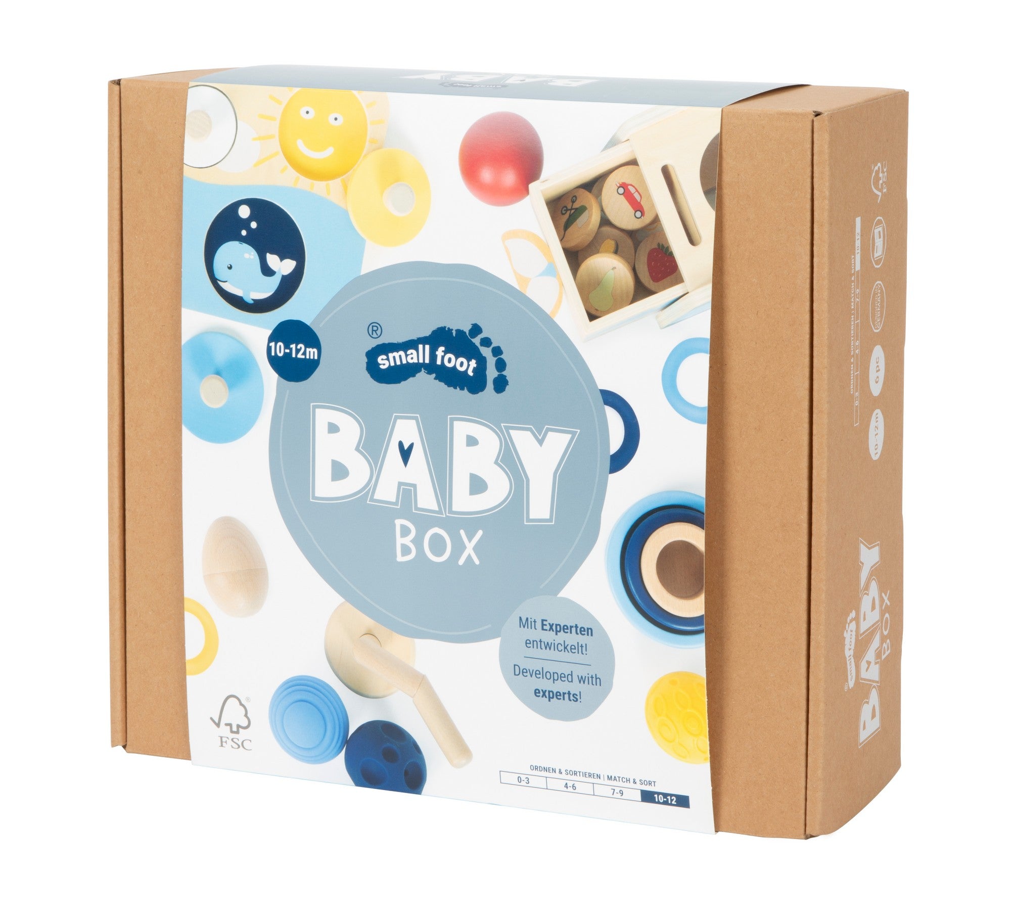 Baby-Box 10-12 Monate „Ordnen & Sortieren“