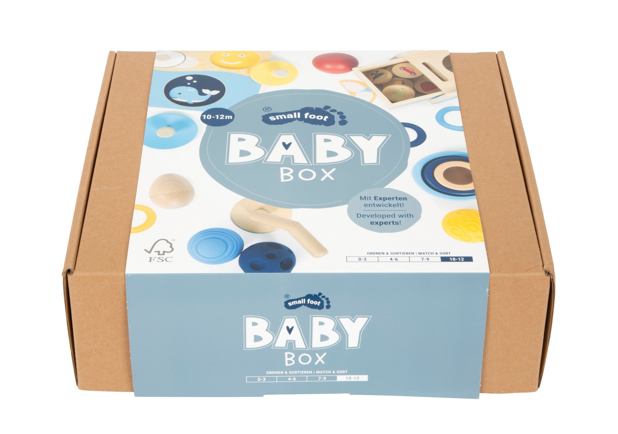 Baby-Box 10-12 Monate „Ordnen & Sortieren“