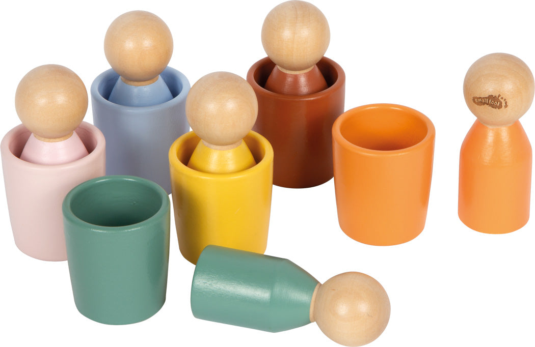 Montessori Sortierbecher mit Figuren