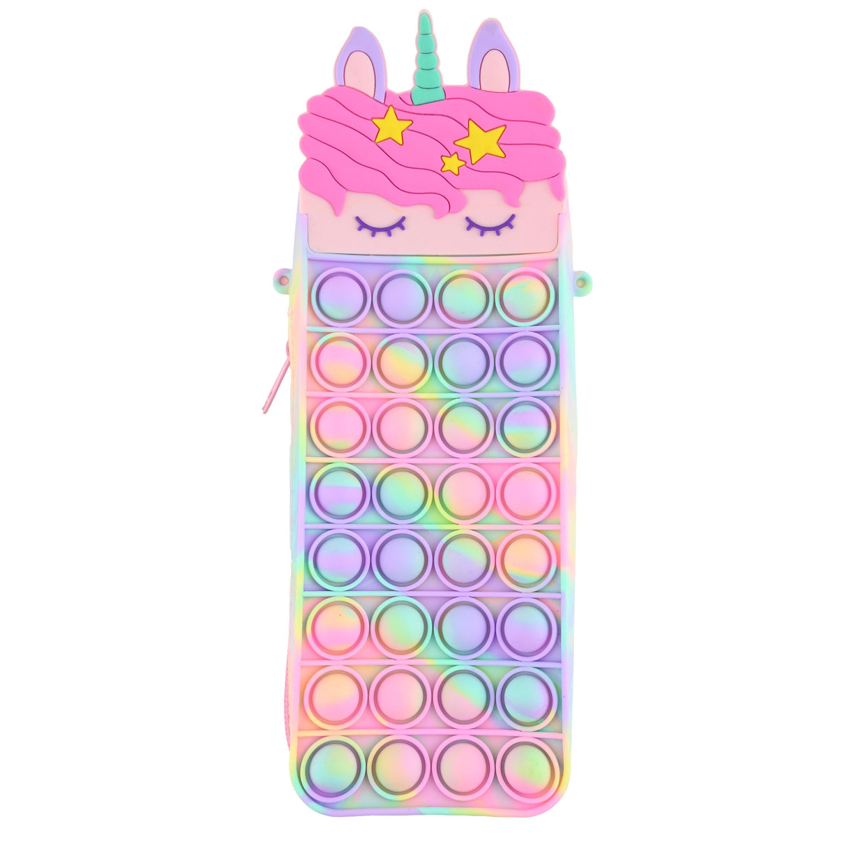 Federmäppchen Pop It Einhorn