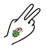 Glitter-Weihnachts-Tattoos