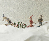 Wintermaus Papa mit Ski- Set